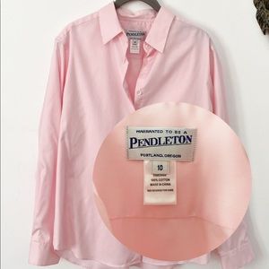 Like new Pendleton light pink button down  size 10